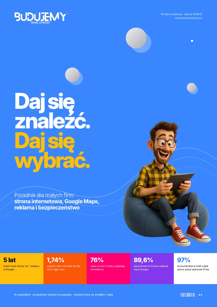 Okładka ebooka „Daj się znaleźć. Daj się wybrać.” – poradnik dla małych firm, edycja 2026/27